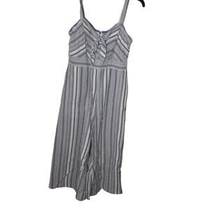 Violet Weekend Womens 8 NWT Sleeveless‎ Capri Wide Leg One Piece Romper W/Zipper